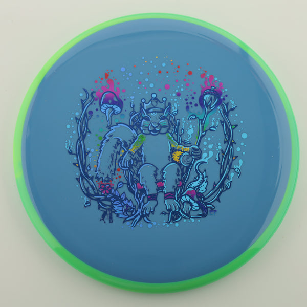 Axiom - Hex - Neutron - "Squirrel King" 1 BLUE 166 axiom Disc Golf discs hex mid midrange midrange driver mvp Neutron stable