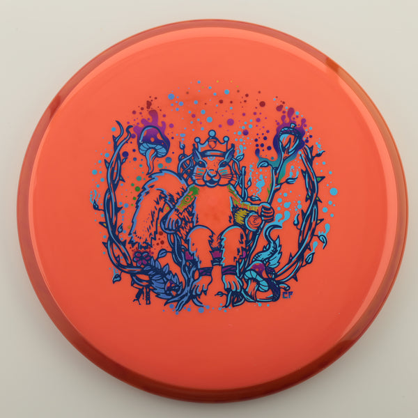 Axiom - Hex - Neutron - "Squirrel King" 3 ORANGE 176 axiom Disc Golf discs hex mid midrange midrange driver mvp Neutron stable