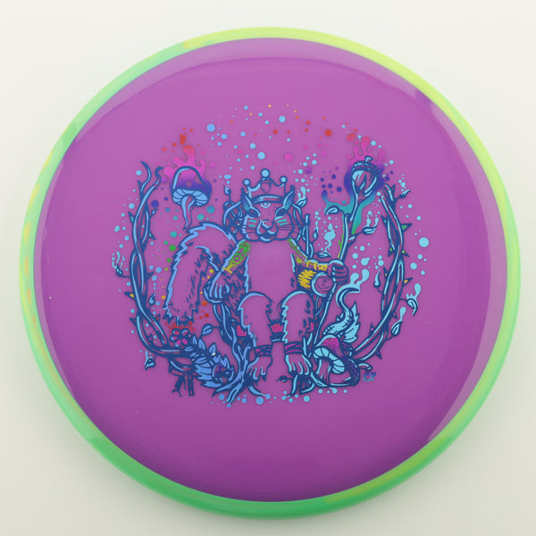 Axiom - Hex - Neutron - "Squirrel King" 7 PURPLE 173 axiom Disc Golf discs hex mid midrange midrange driver mvp Neutron stable