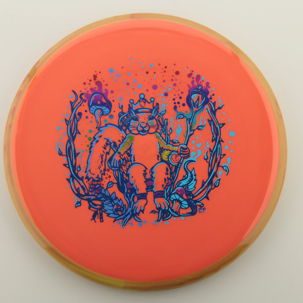 Axiom - Hex - Neutron - "Squirrel King" 9 ORANGE 176 axiom Disc Golf discs hex mid midrange midrange driver mvp Neutron stable