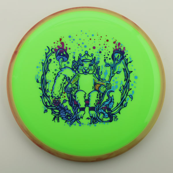 Axiom - Crave - Neutron - "Squirrel King" 3 GREEN 175 Axiom Axiom discs axiom neutron cory fausch crave custom stamp squirrel squirrel king