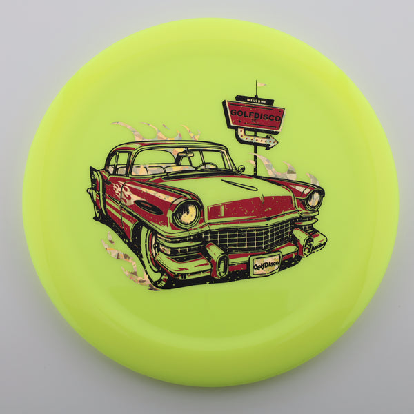 Streamline - Turbulance - Neutron - GolfDisco Originals "Hot Rod Driver" 21 YELLOW GREEN 174 golf disco collector golfdisco exclusive GOLFDISCO ORIGINALS Streamline streamline discs