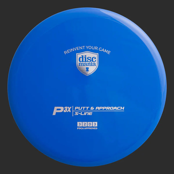 Discmania - P3X - S-Line - Putt & Approach BLUE PINK 173 Discmania p3x s-line