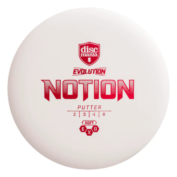 Discmania - Notion - Soft EXO - Putt & Approach WHITE 173 EVOLUTION Notion Putter soft exo notion