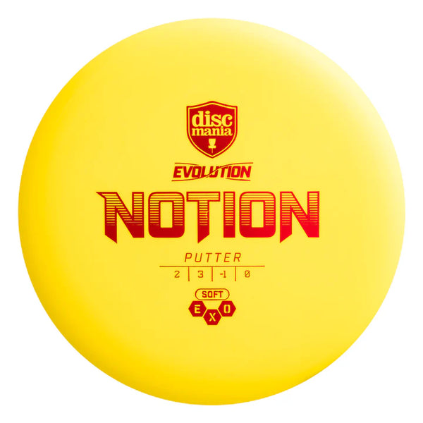 Discmania - Notion - Soft EXO - Putt & Approach YELLOW 173 EVOLUTION Notion Putter soft exo notion