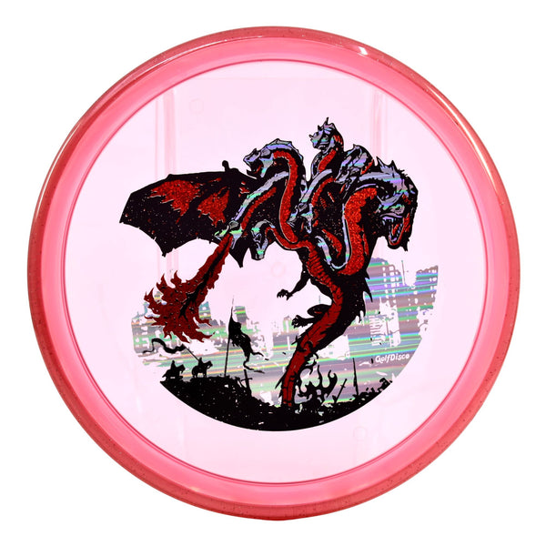 Axiom - Pyro - Prism Proton - GolfDisco Original "The Dragon" 7 headed dragon bad dragon dragon evil dragon evil vs good GOLFDISCO EXCLUSIVE CUSTOM STAMP golfdisco exclusive stamp golfdisco exclusive stamp design golfdisco original GOLFDISCO ORIGINALS