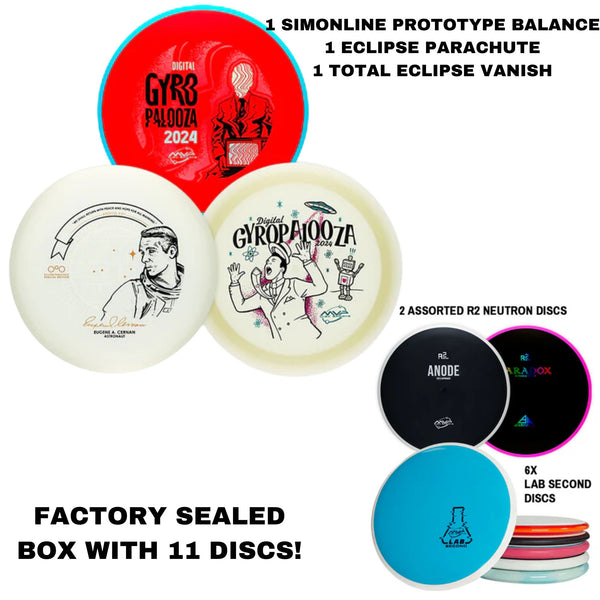 PREORDER - GYROPALOOZA 2024- 11 Disc Mystery Box gyropalooza gyropalooza 2024 mvp gyropalooza mystery box mystery box preorder