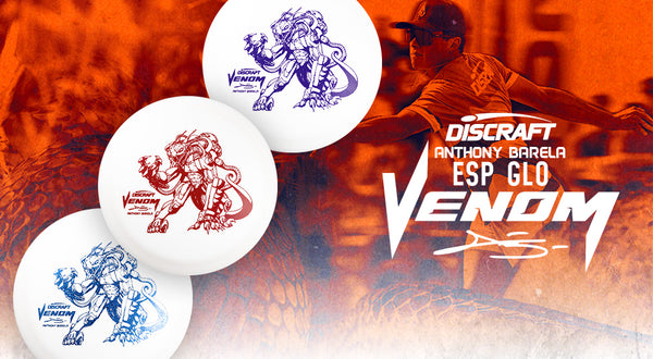 Discraft - Venom - ESP GLO - Anthony Barela Distance Driver Anthony Barela venom