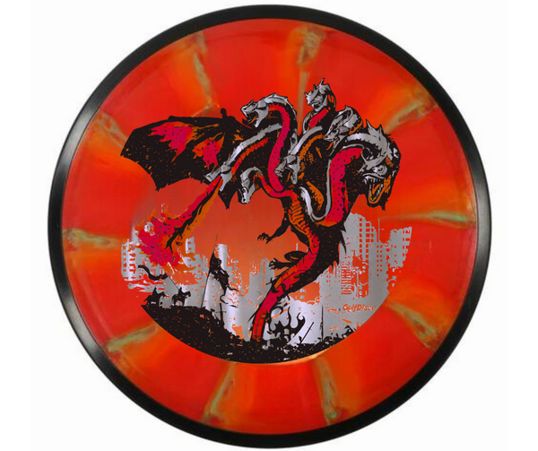 MVP - Plasma Servo - "THE DRAGON" A GolfDisco original custom stamp design GOLFDISCO ORIGINALS MVP MVP Disc Sports servo