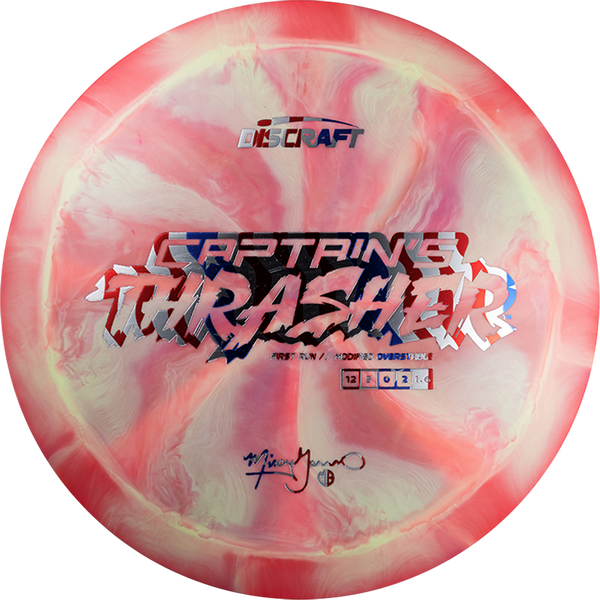 Discraft - Captain's Thrasher - First Run - Missy Gannon Signature captains thrasher discraft captain's thrasher discraft thrasher gannon missy missy gannon thrasher Thrasher