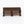 1:24 Dollhouse Miniature Wicker-Style Coffee Table, Patio Table – Dark Walnut - front view (digital recolor, color preview)