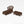 1:24 wicker-style dollhouse lounge set in Dark Walnut: chaise lounge and coffee table (digital composite, color preview)
