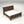 1:24 Dollhouse Miniature King Sleigh Bed Kit with Mattress – Dark Walnut – digital preview render