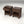 1:24 Dollhouse Miniature Nightstands, Set of 2 – Dark Walnut – digital preview render