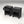 1:24 Dollhouse Miniature Nightstands, Set of 2 – Black – digital preview render