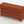 1:24 dollhouse dresser in Terra Cotta, digital color preview of our real photo