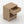 1:24 dollhouse nightstand in Natural Oak with drawer pulled out, real photo