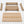 1:24 dollhouse sleigh bed kit parts laid out: headboard, footboard, 2 side rails, slat panel, real photo