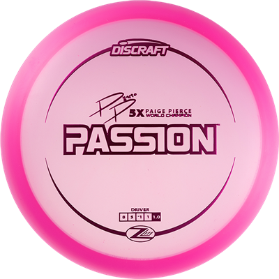 Discraft - Passion - Z Lite - Paige Pierce Driver discraft passion discraft passion flight numbers paige pierce passion passion disc passion disc golf passion discraft