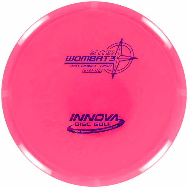 Innova - Wombat3 - Star - Midrange Beginner Friendly innova innova champion innova champion discs mid mid range mid-range-midrange midragne midrange midrange driver star Wombat wombat 3 wombat3