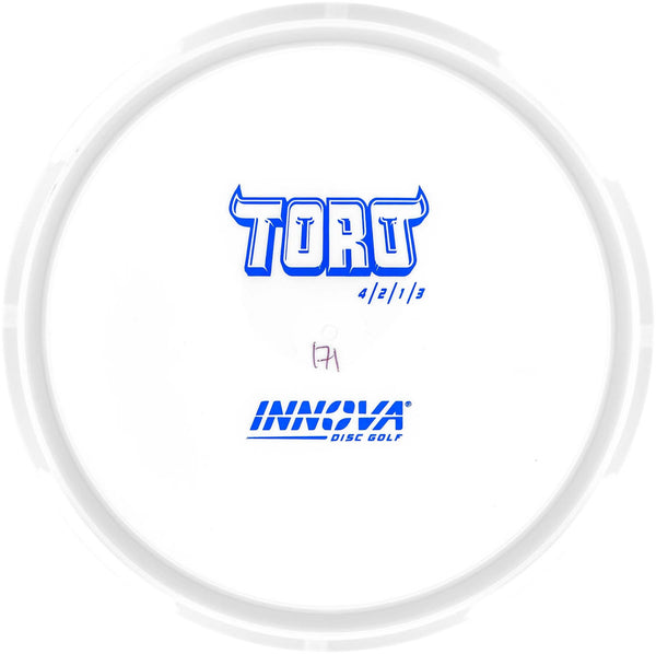 Innova - Toro - STAR - DYER DELIGHT - Blank White with Bottom Stamp APPROACH PUTTER BLANK Calvin Disc Golf disc golf discs disc golf putter Driving putter glow light Heimburg hiemburg innova champion innova champion discs Overstable putt putt & Approach Putt and Approach Putter Putting star toro