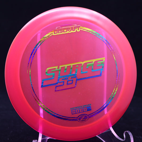 discraft - surge ss - z - distance driver 173-174 / pink/rainbow lines/174