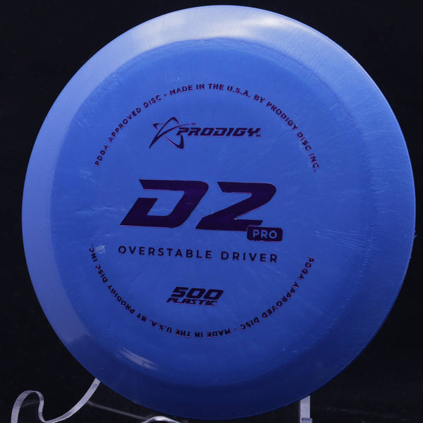prodigy - d2 pro - 500 plastic - distance driver blue/purple/160