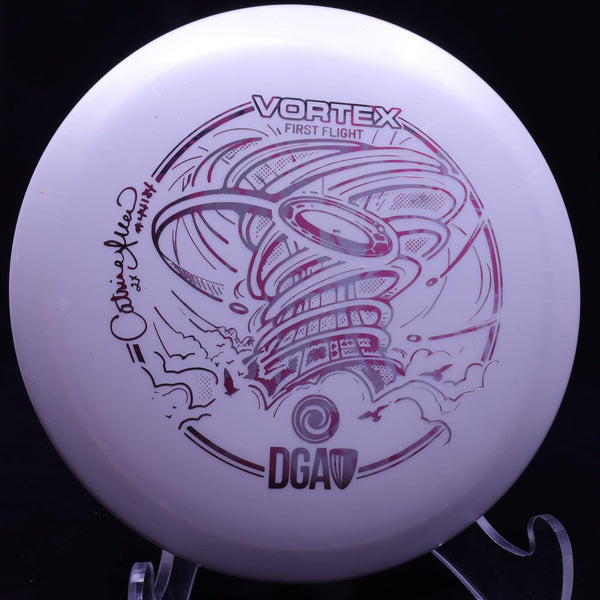 dga - vortex - proline - fairway driver - first flight pearl white/roses/174