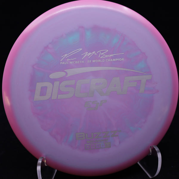 discraft - buzzz - esp - midrange 177+ / pink-purple-blue/brushed steel/177+
