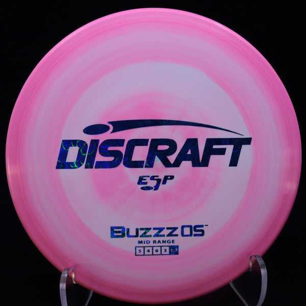 discraft - buzzz os - esp - midrange 177+ / pink white blue mix/blue water reflection