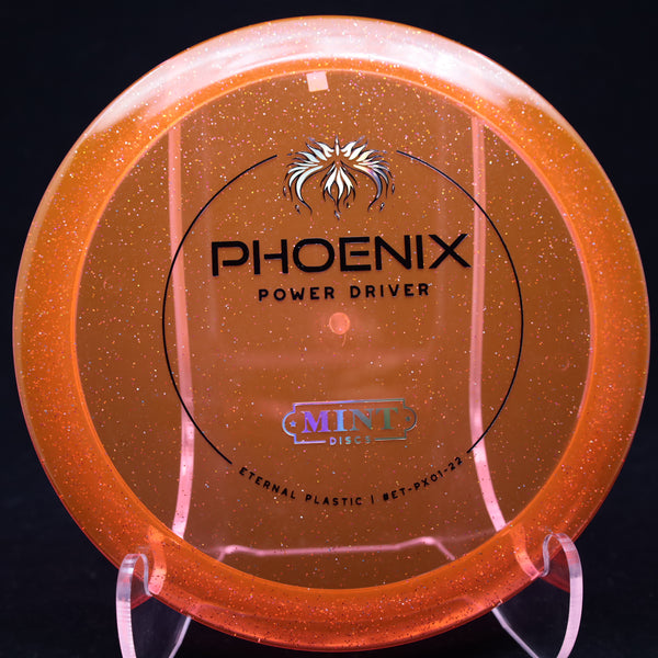 mint discs - phoenix - eternal - overstable distance driver 165-169 / orange/gold/166