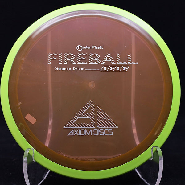 axiom - fireball - proton - distance driver 170-175 / brown/neon green/175