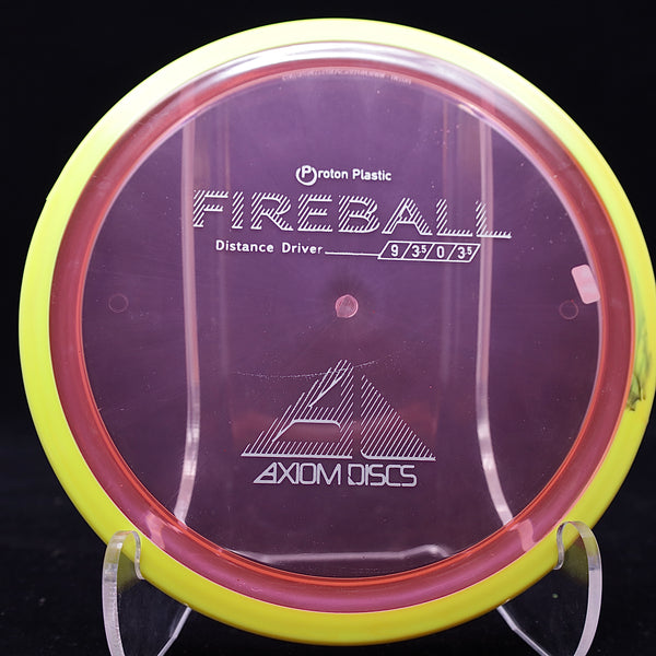 axiom - fireball - proton - distance driver 160-164 / pink clear/yellow/161