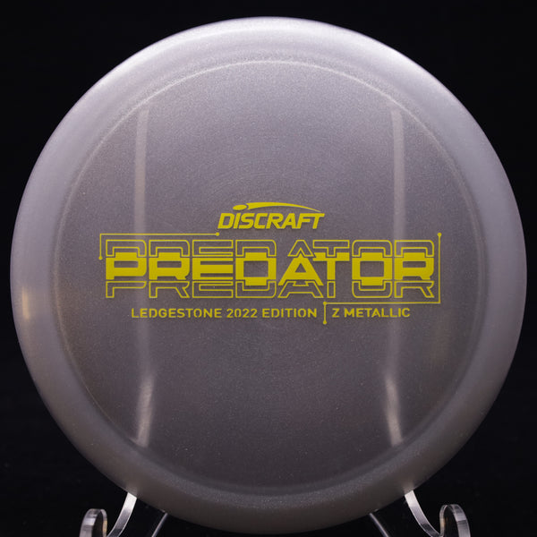discraft - predator - metallic z - 2022 ledgestone edition grey/yellow/174