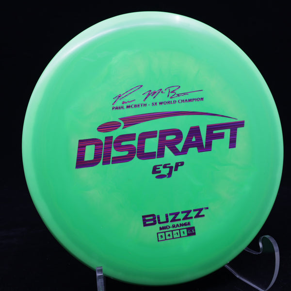 discraft - buzzz - esp - midrange 177+ / green emerald/purple lines/177
