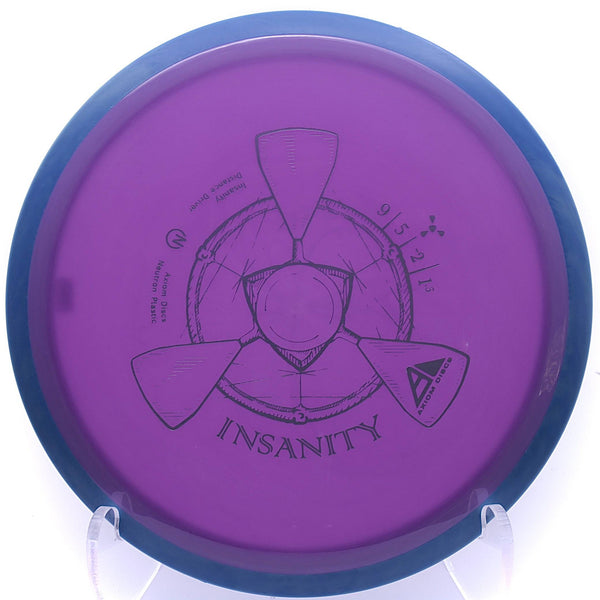 axiom - insanity - neutron plastic - distance driver 165-169 / purple/blue/167