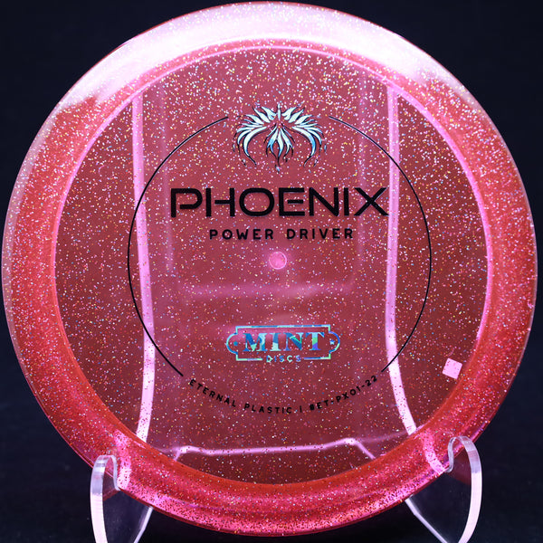 mint discs - phoenix - eternal - overstable distance driver 170-177 / pink purple/blue/171