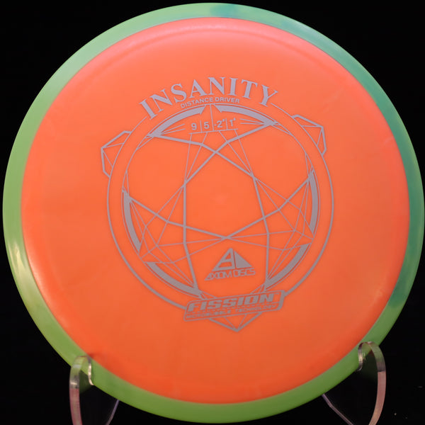 axiom - insanity - fission - distance driver 150-154 / orange melon/lima green/153