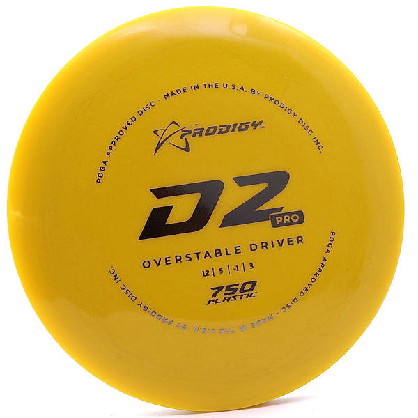 prodigy - d2 pro - 750 plastic - distance driver orange/silver/174