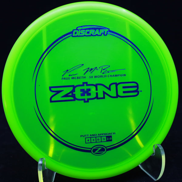 Discraft - Zone - Z - Paul McBeth Signature Series - GolfDisco.com
