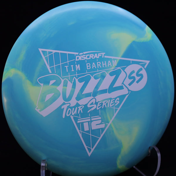 discraft - buzzz ss - esp tour series - tim barham 177+ / blue lime/white