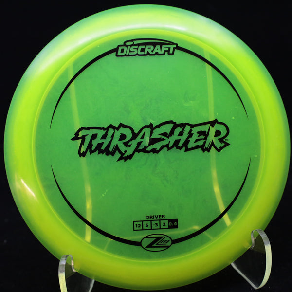 Discraft - Thrasher - Z LITE - Distance Driver YELLOW NEON BLACK 158 Disc Golf disc golf discs disc golf discs for sale Discraft discs Driver ESP Thrasher Z