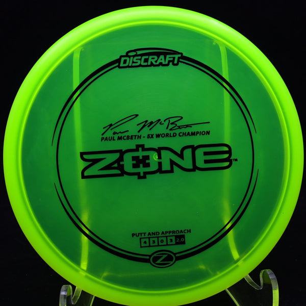 Discraft - Zone - Z - Paul McBeth Signature Series - GolfDisco.com