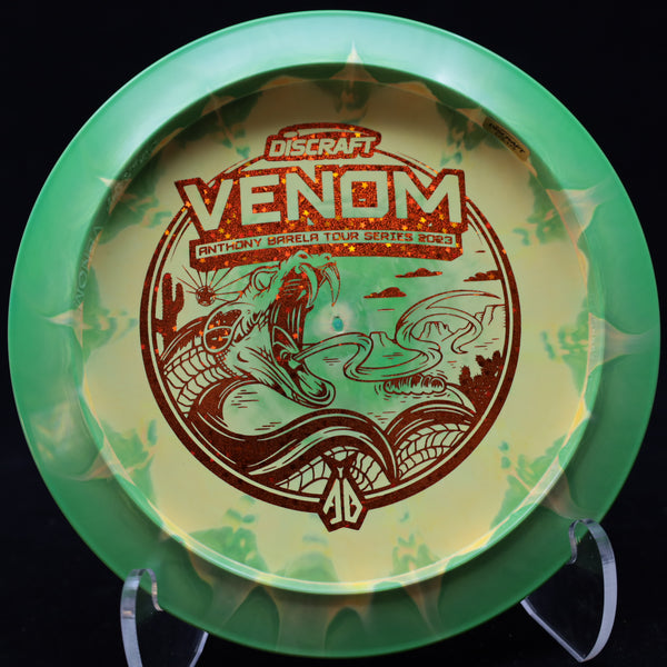 Discraft - Venom - Anthony Barela Tour Series GREEN YELLOW COPPER STARS 172 2023 anthony anthony barella barela Discraft esp Discraft espswirly Tour Series venom