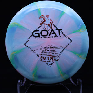 Mint Discs - GOAT - Apex Swirly Plastic - Distance Driver - Des Reading Signature - GolfDisco.com