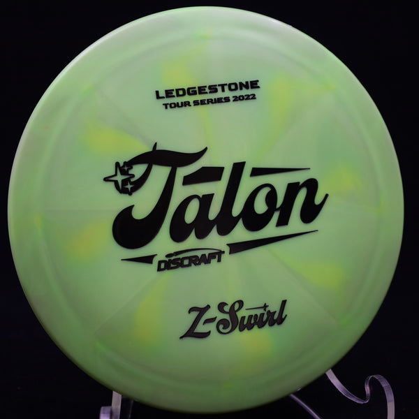 discraft - talon - tour series swirl z - 2022 ledgestone edition green mix/black/174