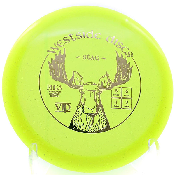 westside discs - stag - vip - fairway driver neon yellow/gold/168