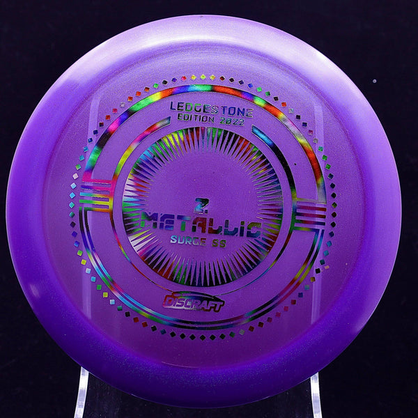 discraft - surge ss - metallic z - 2022 ledgestone edition purple/rainbow burst/174