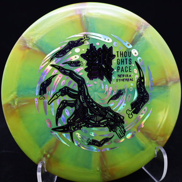 thought space athletics - omen - nebula ethereal - distance driver 170-175 / green yellow lime/purple/175