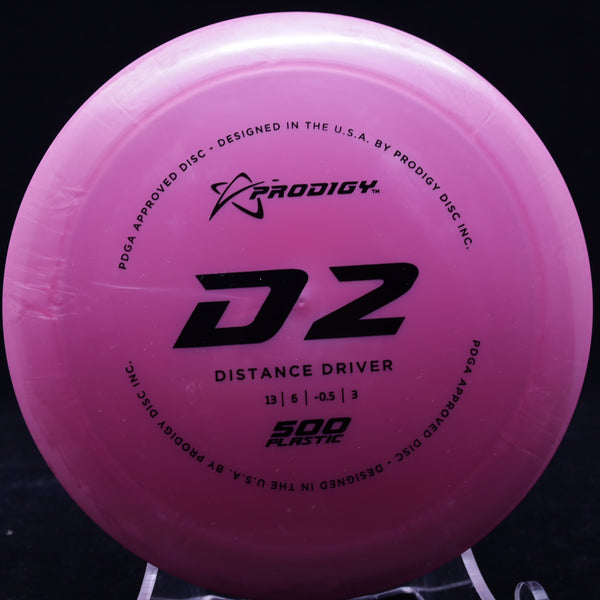 prodigy - d2 - 500 plastic - distance driver pink/173